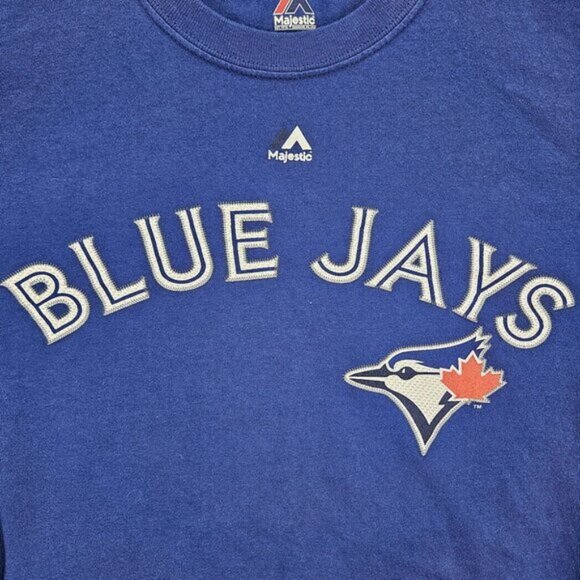 Toronto Blue Jays Josh Donaldson #20 T-Shirt Blue Short Sleeve MLB Men's Size S - Picture 6 of 10